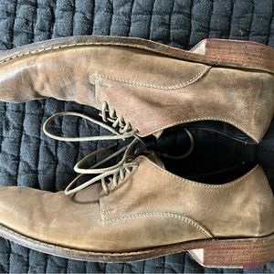 Cole Haan suede dress shoes with Nike air sole - size 9.5